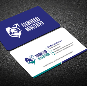 Business Card Design by Graphixpointt for Manhood Makeover | Design: #34793790