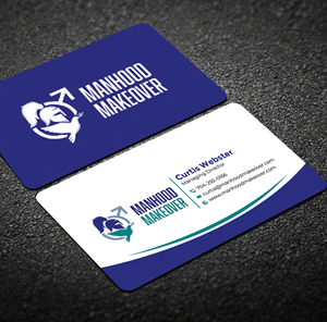 Business Card Design by Graphixpointt for Manhood Makeover | Design: #34793792