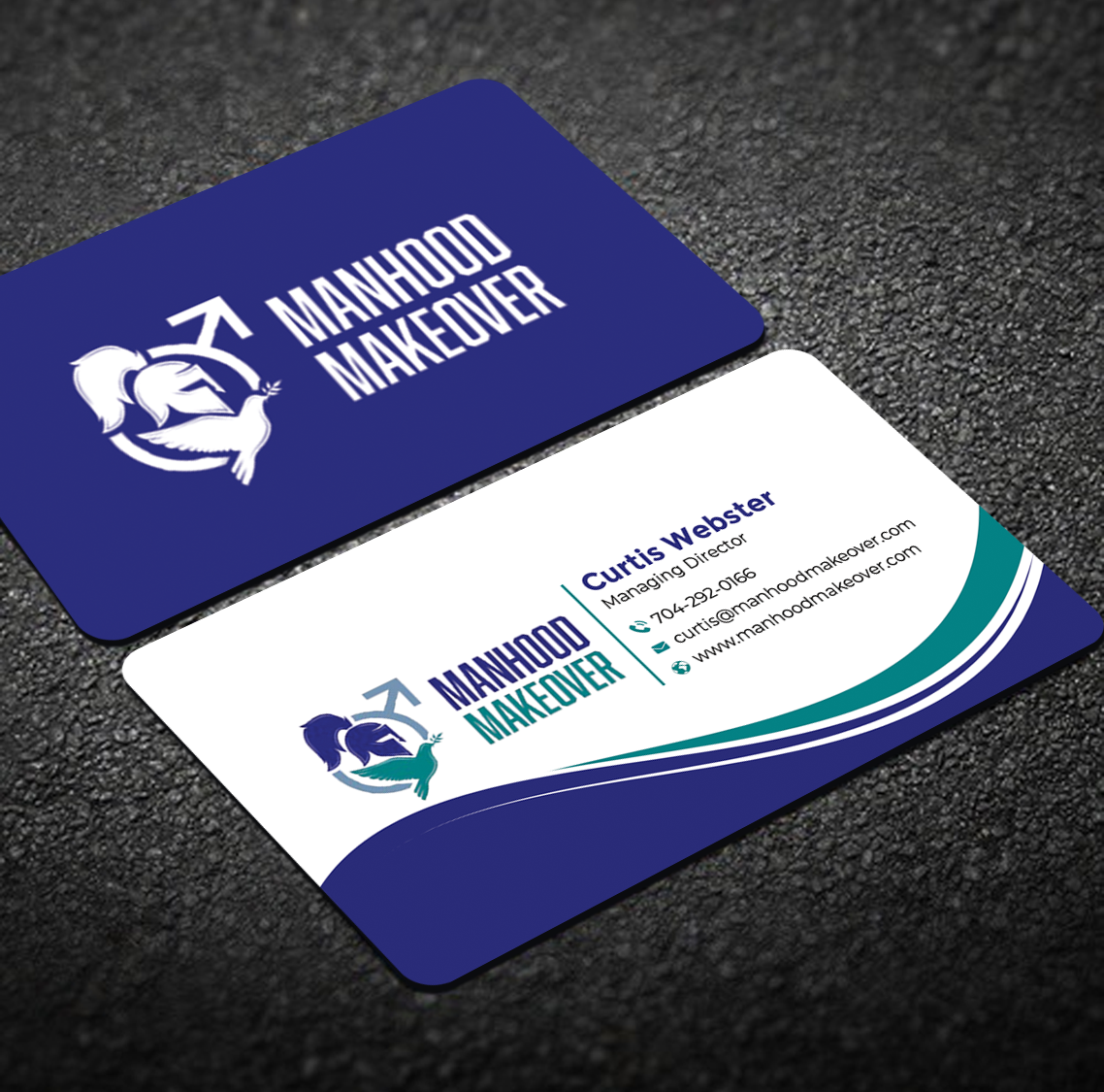 Design de Carte de Visite par Graphixpointt pour Manhood Makeover | Design #34793852