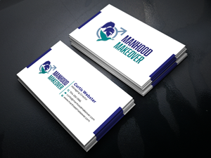 Business Card Design by Graphixpointt for Manhood Makeover | Design: #34793854