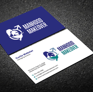 Business Card Design by Graphixpointt for Manhood Makeover | Design: #34793982