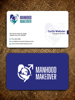 Business Card Design by Graphixpointt for Manhood Makeover | Design: #34793983