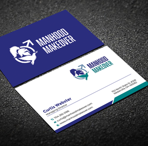 Business Card Design by Graphixpointt for Manhood Makeover | Design: #34793984