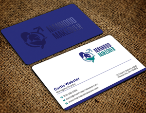 Business Card Design by Graphixpointt for Manhood Makeover | Design: #34794070