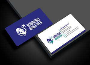 Business Card Design by Graphixpointt for Manhood Makeover | Design: #34794085