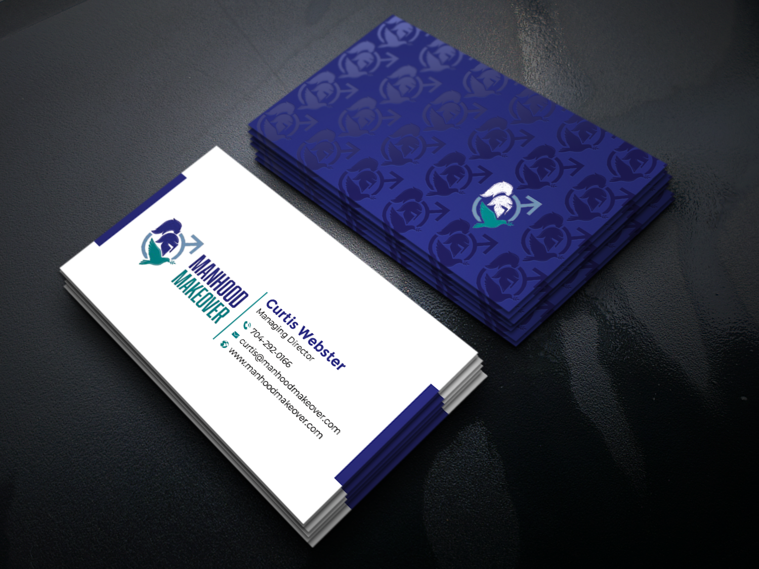 Design de Carte de Visite par Graphixpointt pour Manhood Makeover | Design #34794294