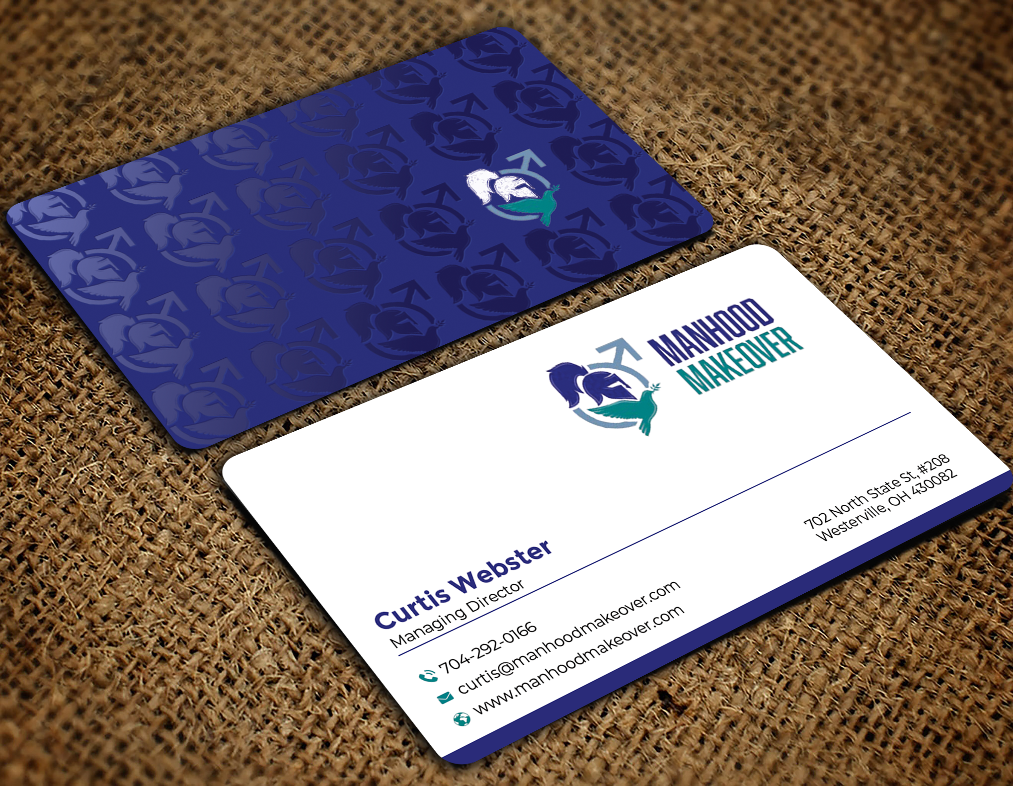 Design de Carte de Visite par Graphixpointt pour Manhood Makeover | Design #34794295