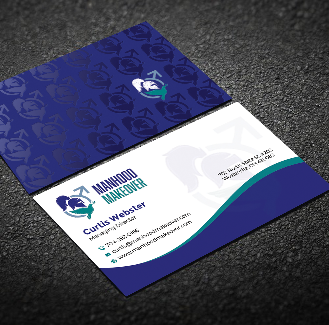 Design de Carte de Visite par Graphixpointt pour Manhood Makeover | Design #34794304