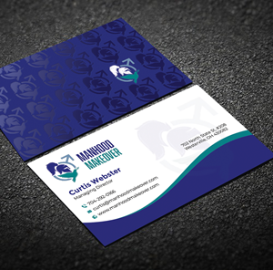 Business Card Design by Graphixpointt for Manhood Makeover | Design: #34794304