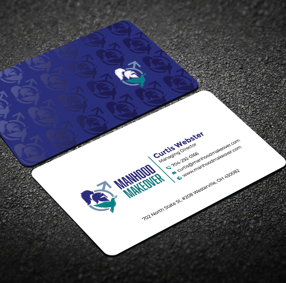 Design de Carte de Visite par Graphixpointt pour Manhood Makeover | Design #34794314