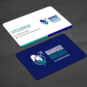 Business Card Design by WellDesign for Manhood Makeover | Design: #34793750
