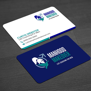 Business Card Design by WellDesign for Manhood Makeover | Design: #34793752