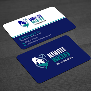 Business Card Design by WellDesign for Manhood Makeover | Design: #34793753