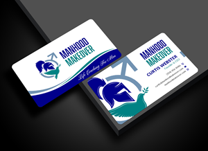 Business Card Design by Sun Moon Graphic Designer for Manhood Makeover | Design: #34803799