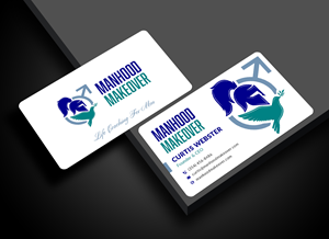 Business Card Design by Sun Moon Graphic Designer for Manhood Makeover | Design: #34803800