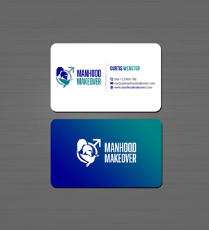 Business Card Design by Creations Box 2015 for Manhood Makeover | Design: #34797572