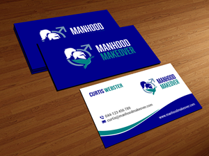 Business Card Design by Creations Box 2015 for Manhood Makeover | Design: #34797578