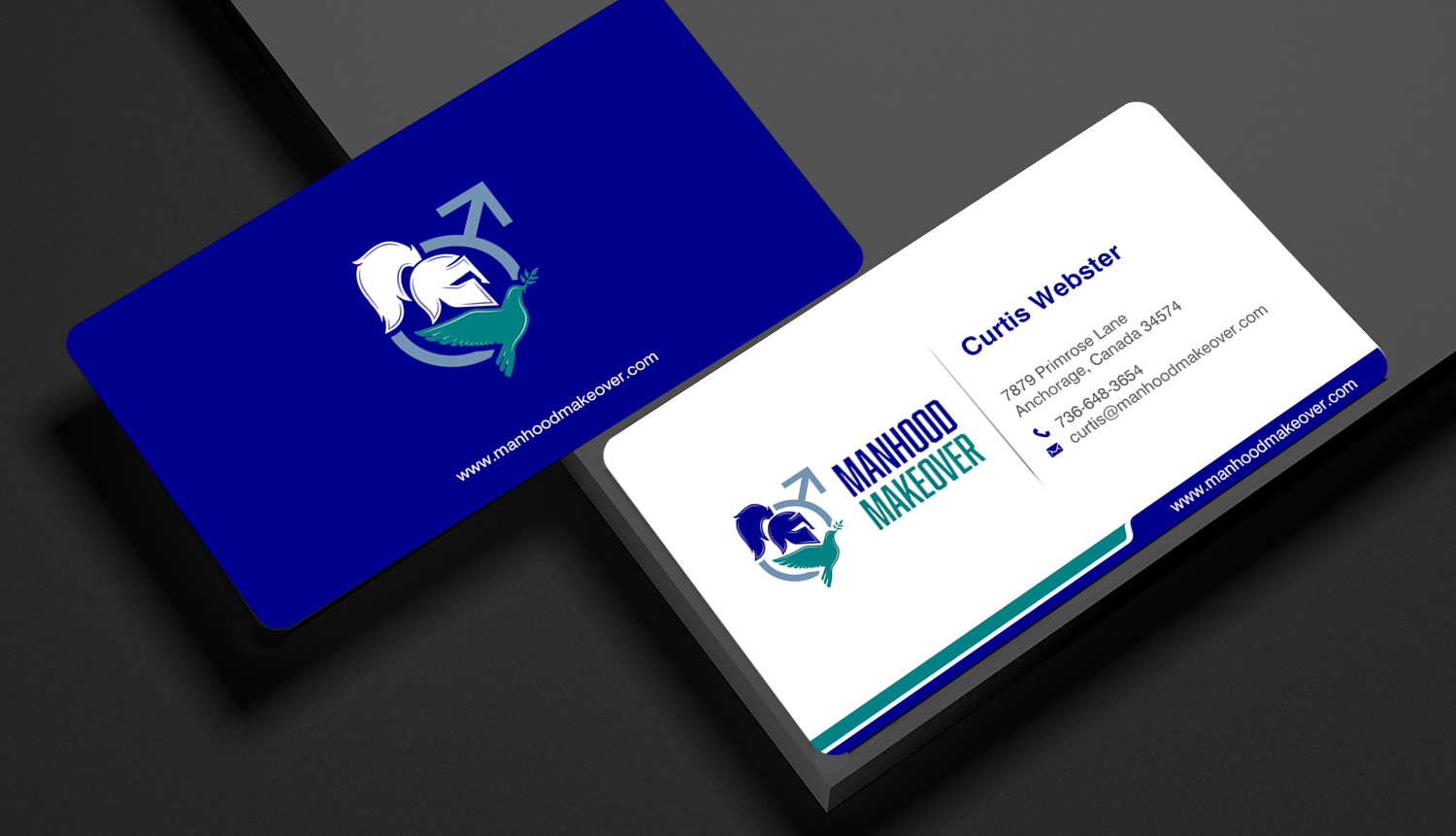 Design de Carte de Visite par chandrayaan.creative pour Manhood Makeover | Design #34804813