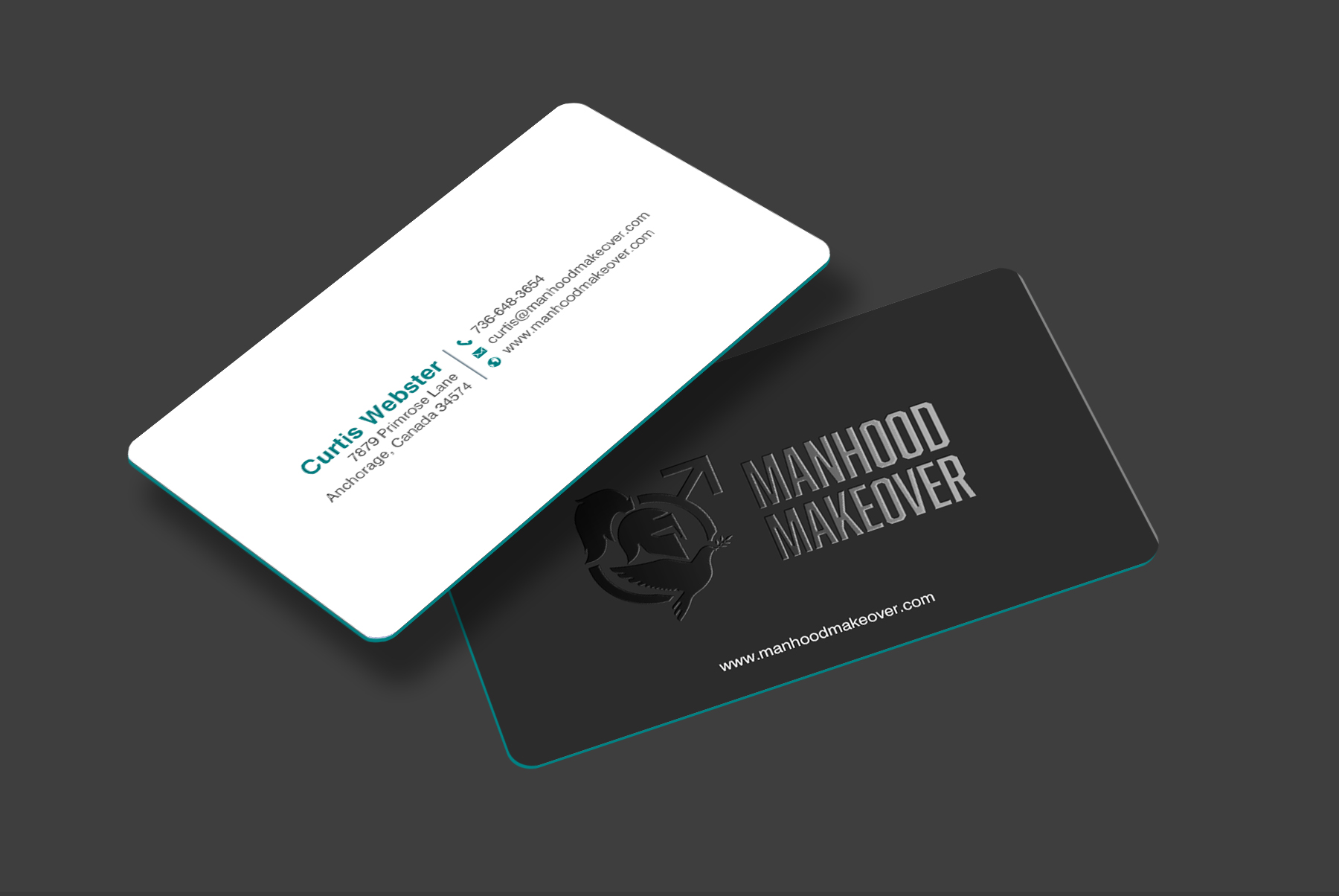 Visitenkarten-Design von chandrayaan.creative für Manhood Makeover | Design #34804824