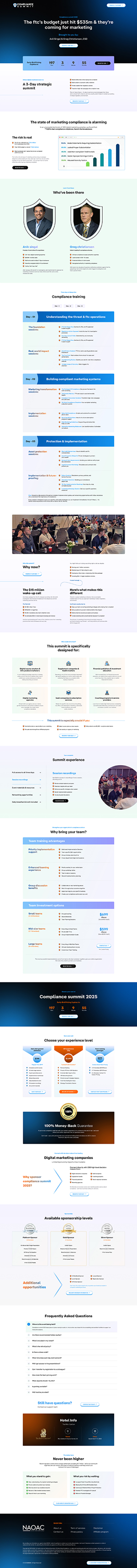 Landing Page Design by Ved Web Services