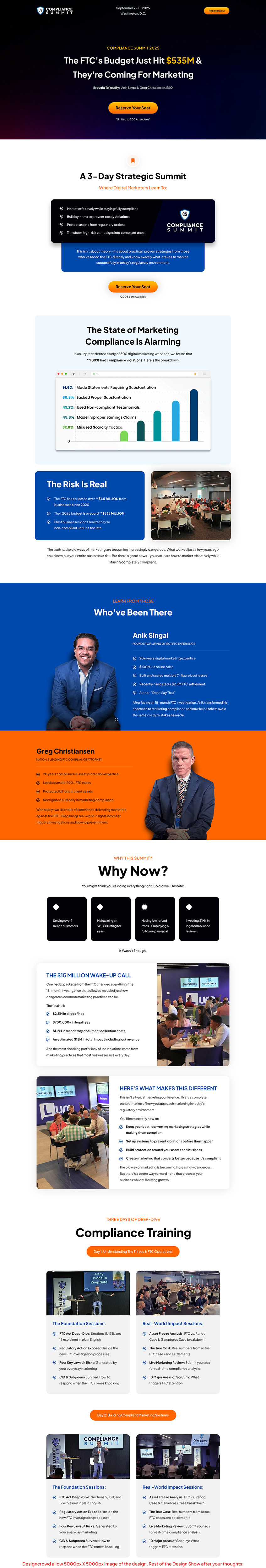 Landing Page Design by taurgurdeep for this project | Design #34820784