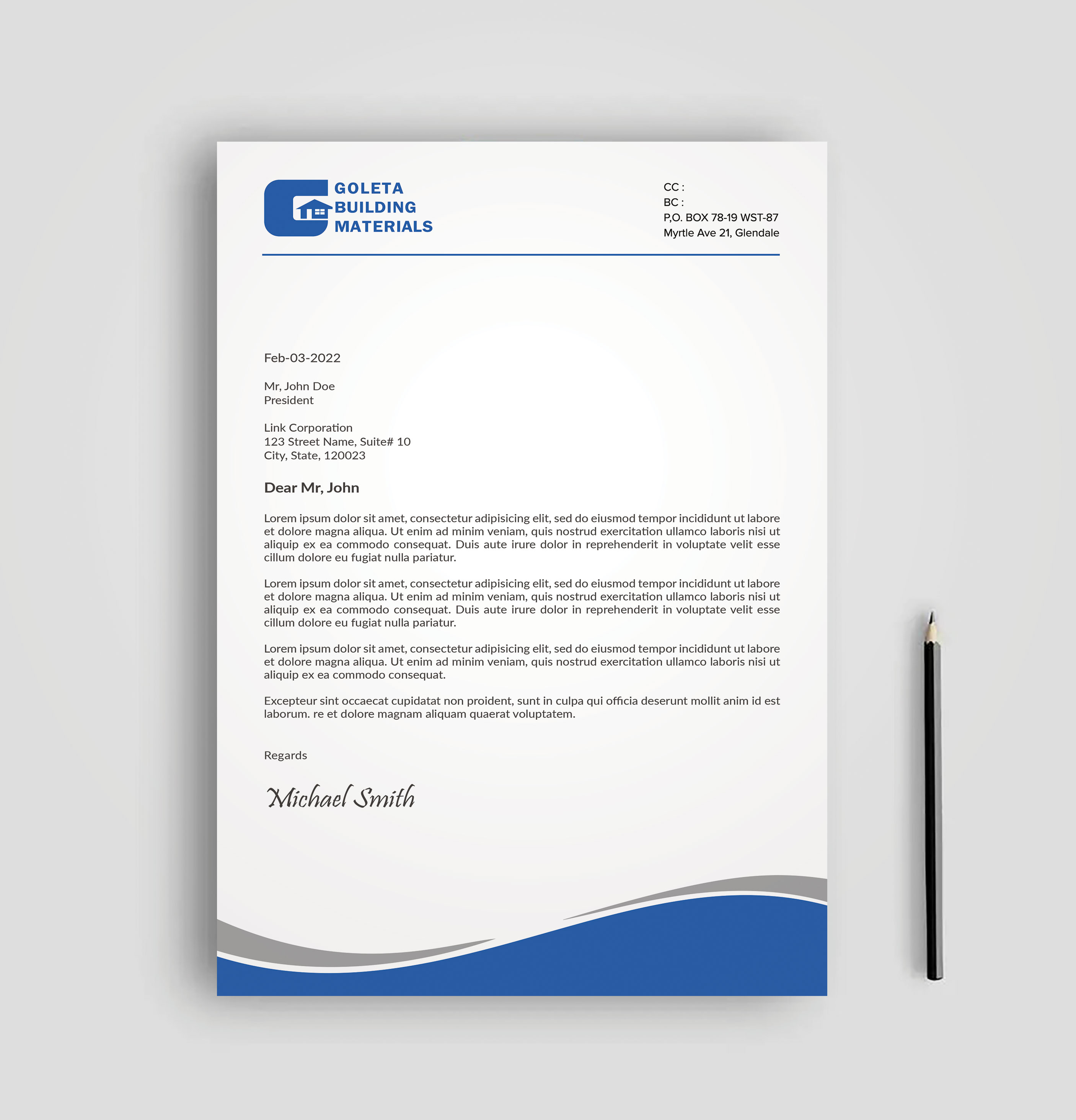 Stationery Design by sadikul islam for this project | Design #34823774