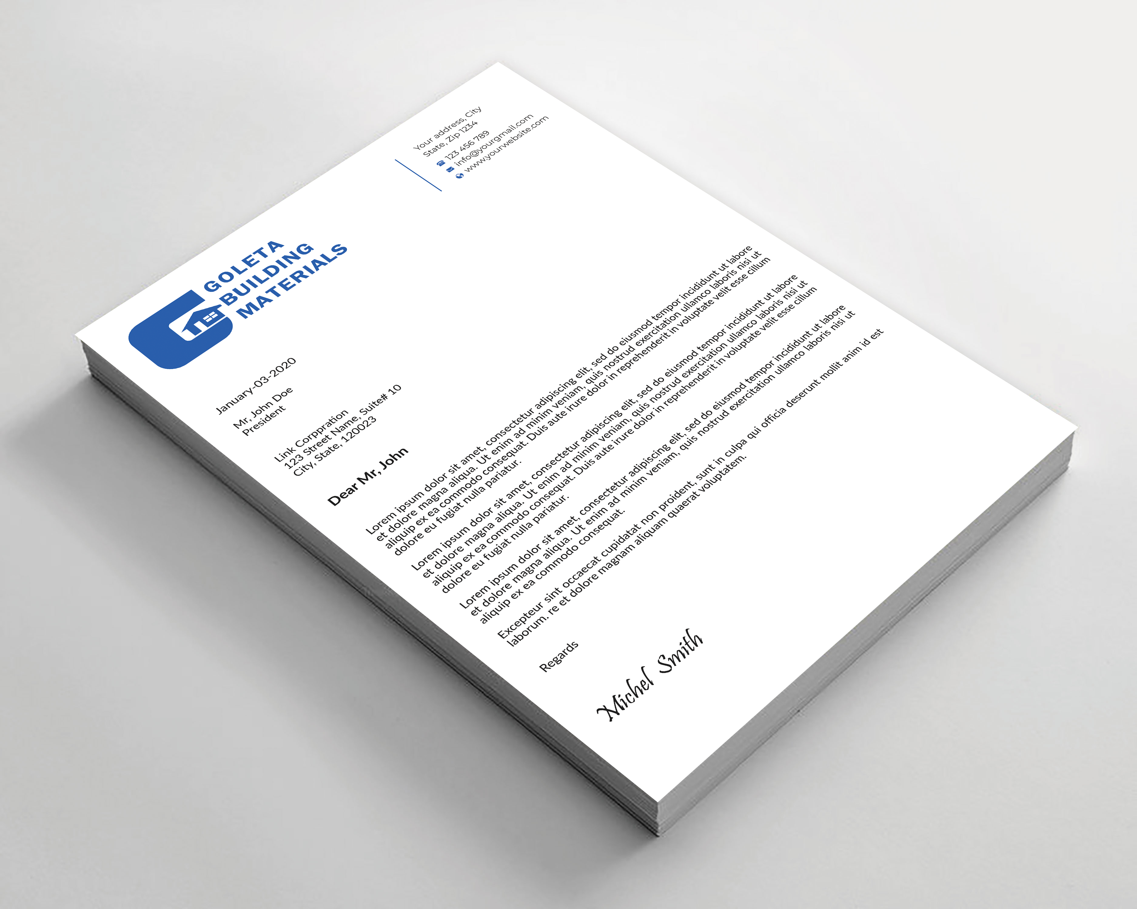 Stationery Design by Expert Bappy for this project | Design #34803877