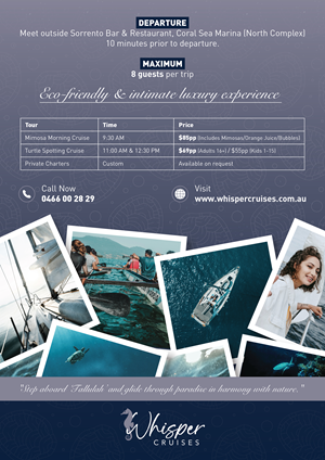 Diseño Gráfico por Designed by MS para Whisper Cruises | Diseño: #34829479