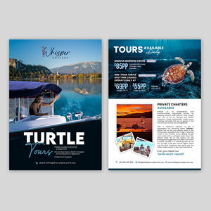 Diseño Gráfico por debdesign para Whisper Cruises | Diseño: #34827488