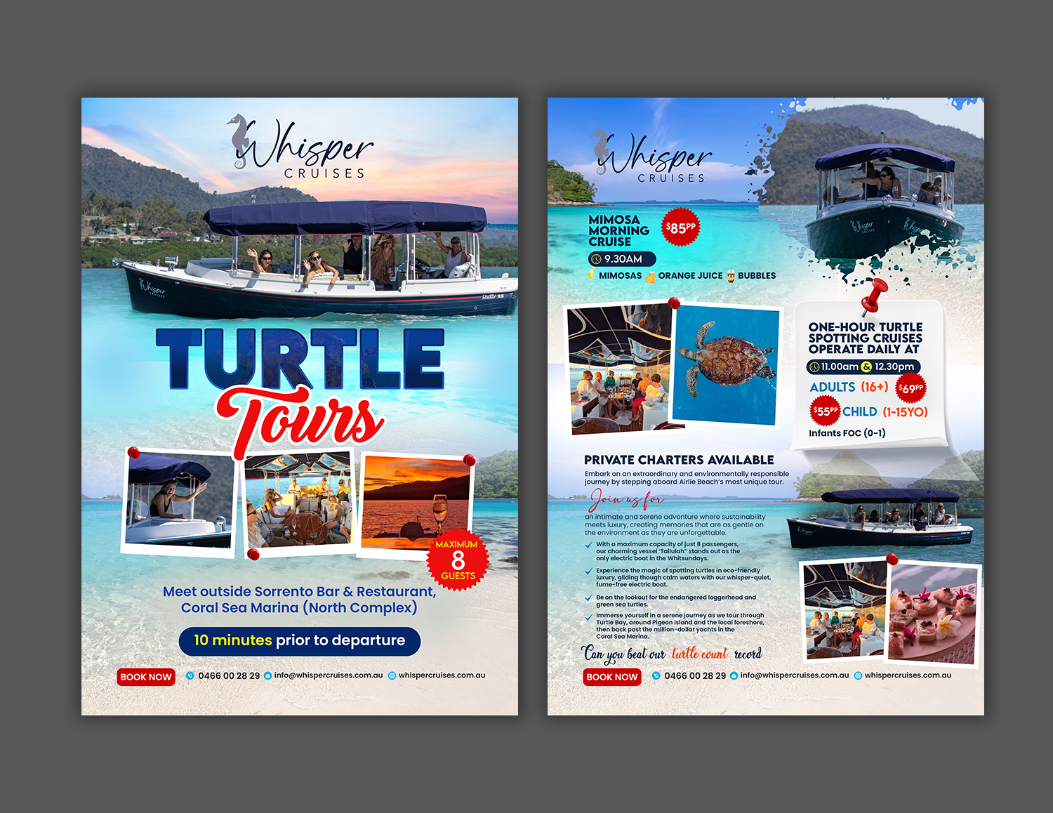 Diseño Gráfico por debdesign para Whisper Cruises | Diseño #34827760