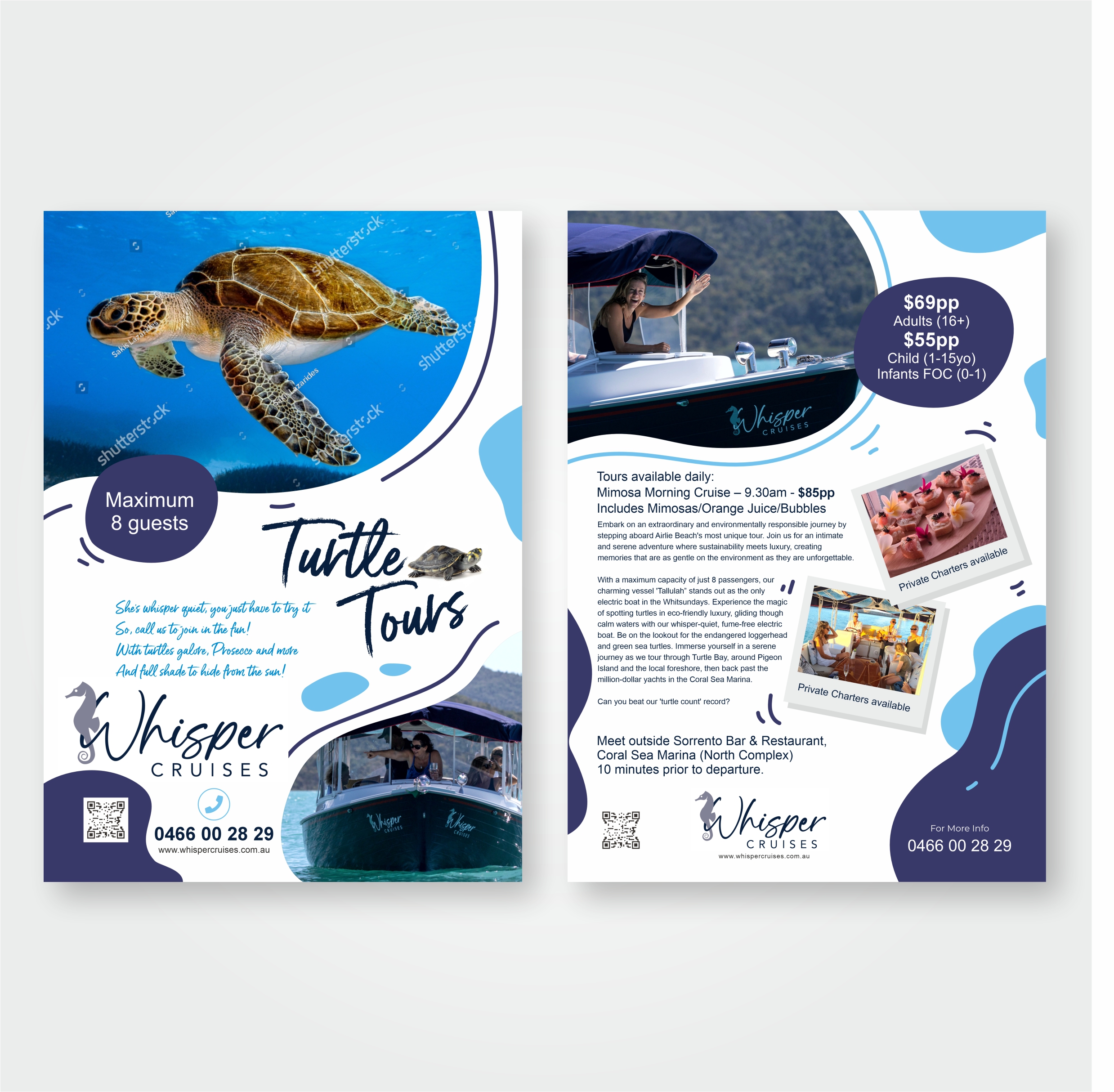 Diseño Gráfico por DesignART para Whisper Cruises | Diseño #34807840