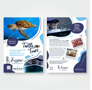 Diseño Gráfico por DesignART para Whisper Cruises | Diseño: #34807840