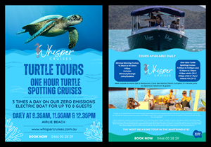 Diseño Gráfico por James para Whisper Cruises | Diseño: #34841128