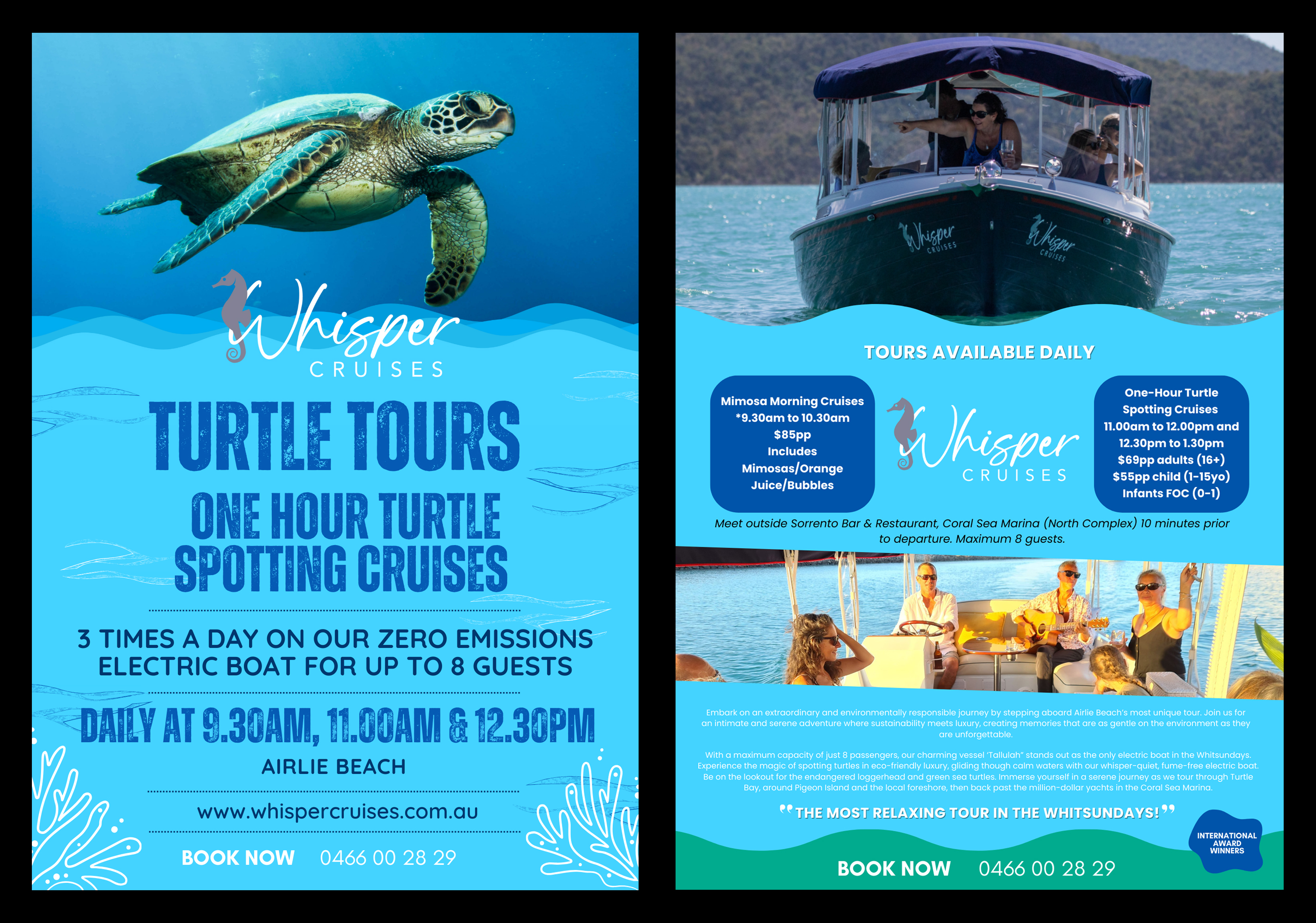 Graphic Design by James for Whisper Cruises | Design #34841599