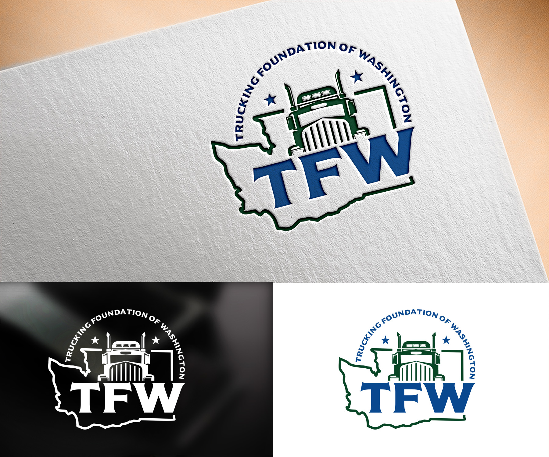 Logo Design by Vishak vasu for Washington Trucking Associations | Design #34852096