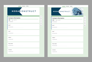 Diseño Gráfico por Creative D2024 para Koda Construct | Diseño: #34838924