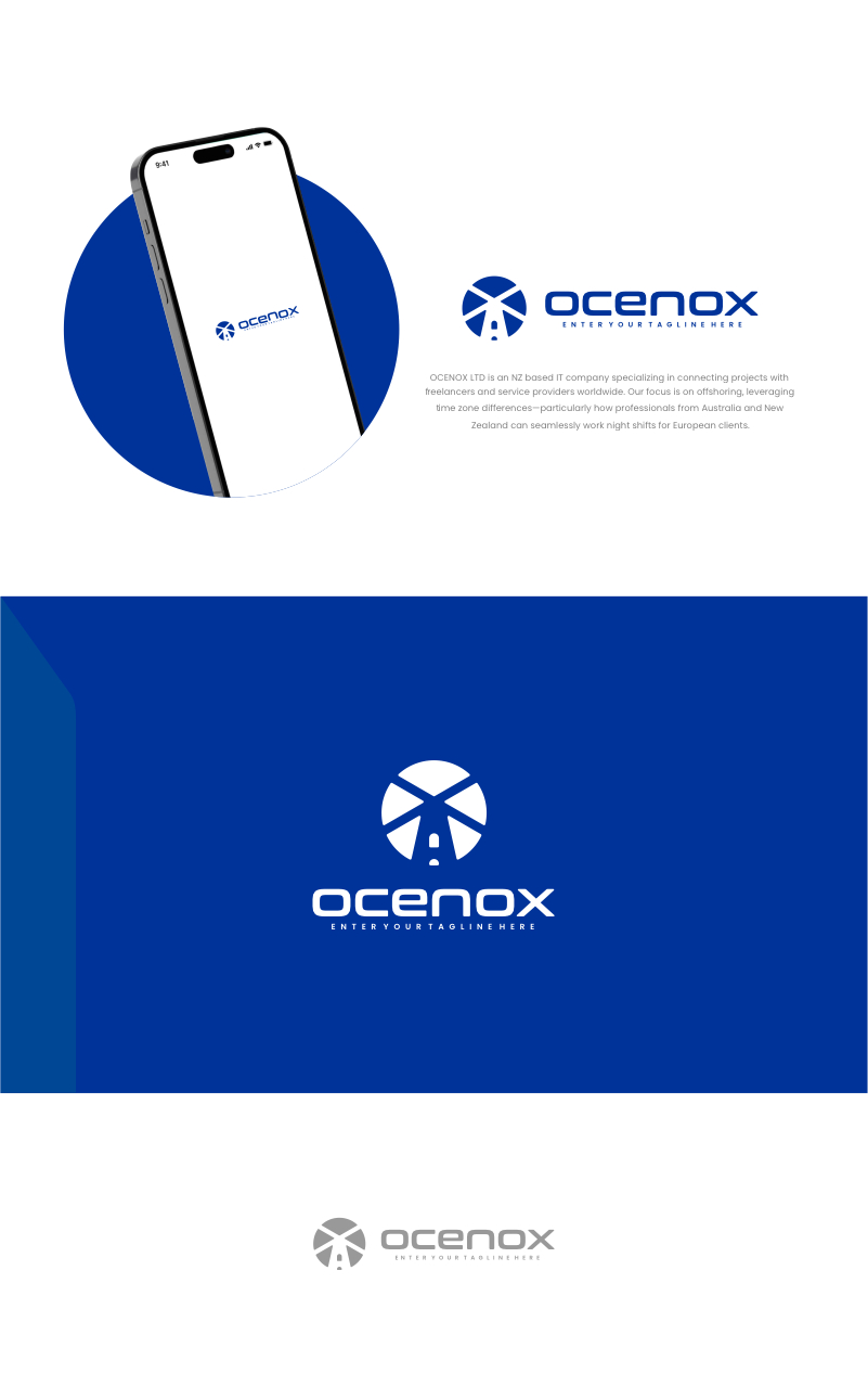 Logo Design by rizkielrachman for OCENOX LTD | Design #34862301