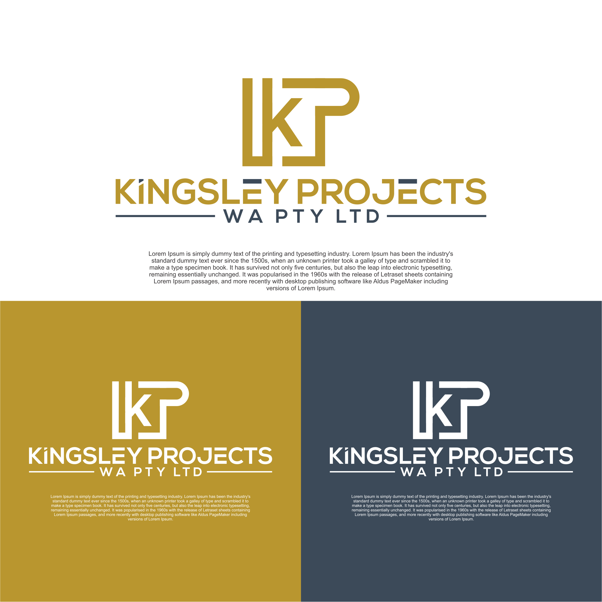 Logo Design by diego costa for Kingsley Projects WA Pty Ltd | Design #34818889