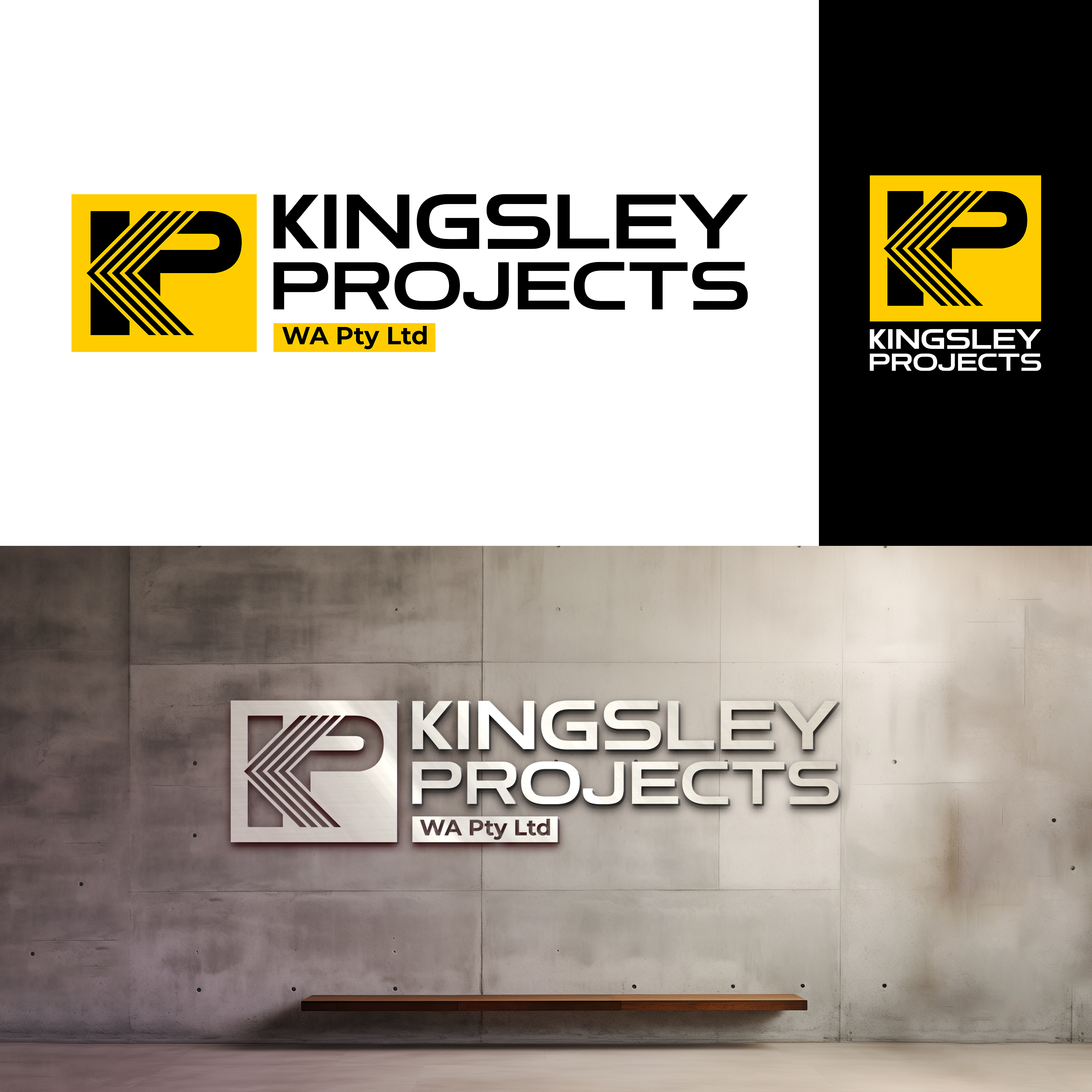 Logo Design by RenCan for Kingsley Projects WA Pty Ltd | Design #34850735