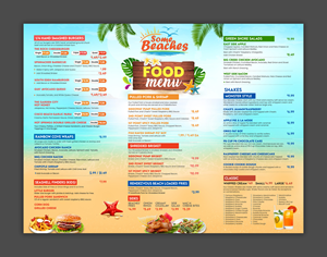 Diseño de Menú por debdesign para Chads | Diseño: #34821552