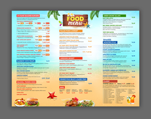 Diseño de Menú por debdesign para Chads | Diseño: #34826178