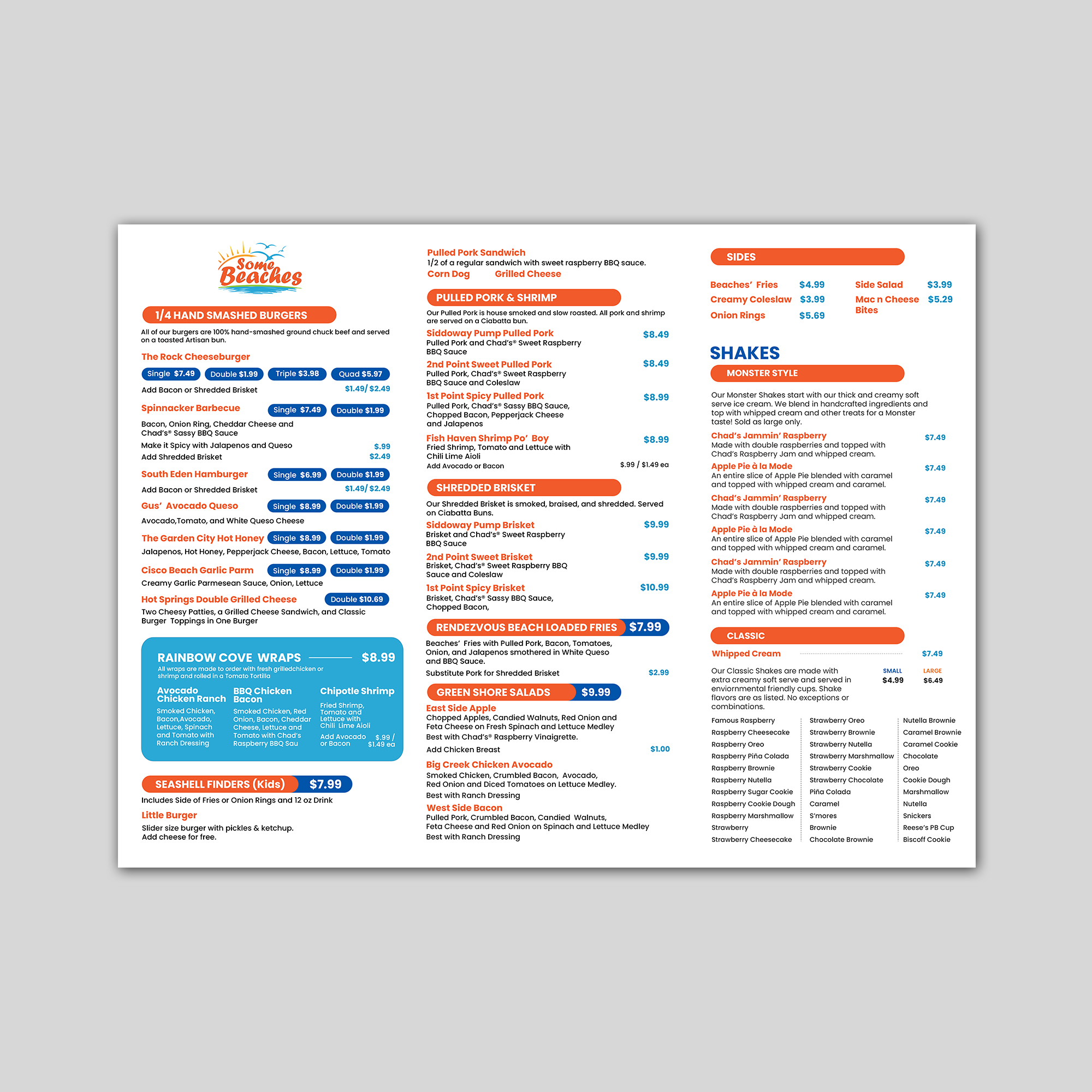 Menü-Design von debdesign für Chads | Design #34826778