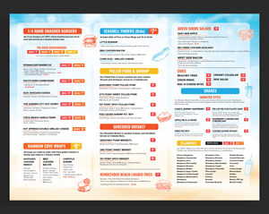 Diseño de Menú por vcreatived para Chads | Diseño: #34852741