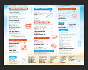 Diseño de Menú por vcreatived para Chads | Diseño: #34876515