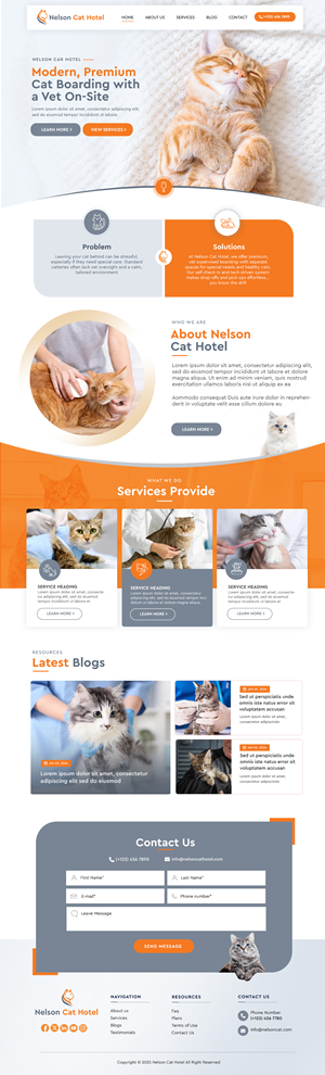 Web Design by Blue Sparrow for this project | Design: #34853214