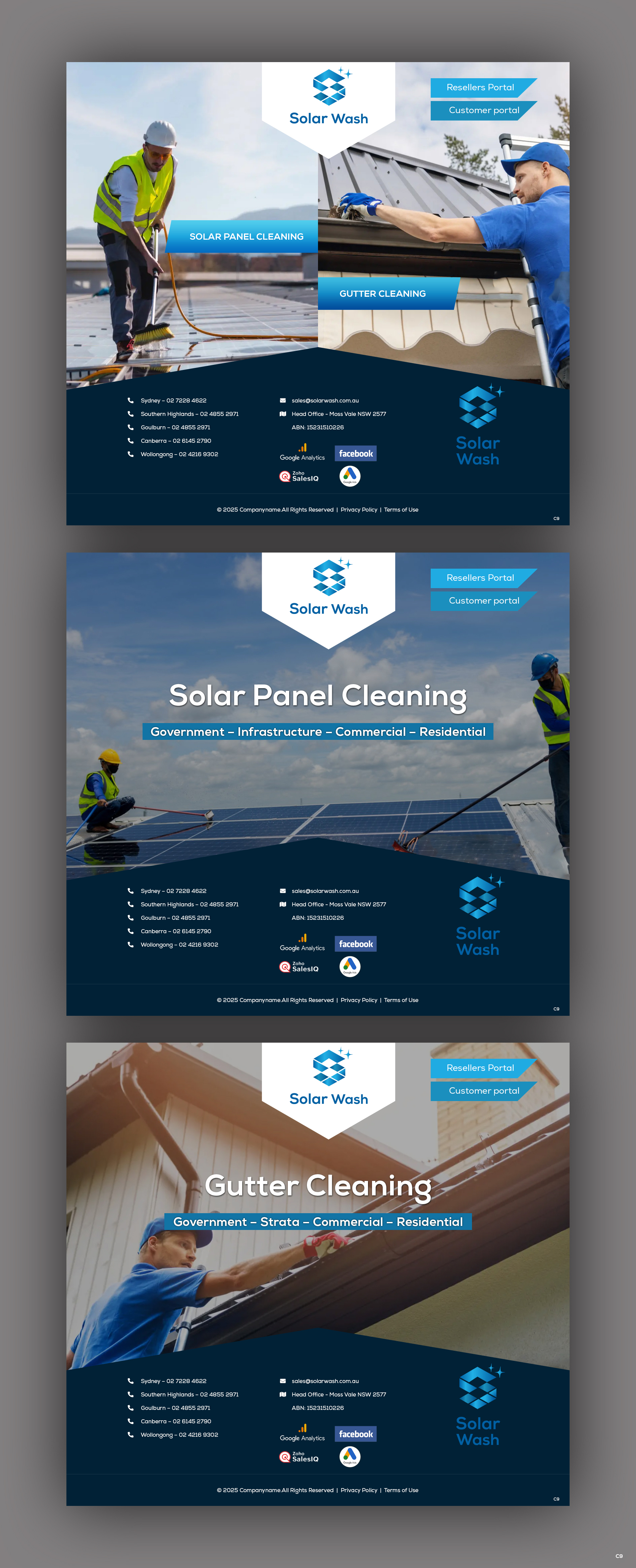 Web Design par pb pour Solar Wash Holdings Pty Ltd | Design #34830579