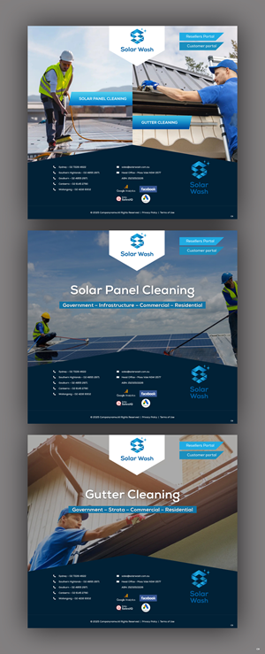 Web Design by pb for Solar Wash Holdings Pty Ltd | Design: #34830579