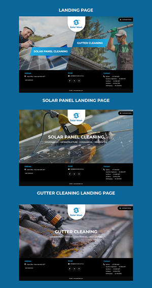 Web Design by pb for Solar Wash Holdings Pty Ltd | Design: #34837361