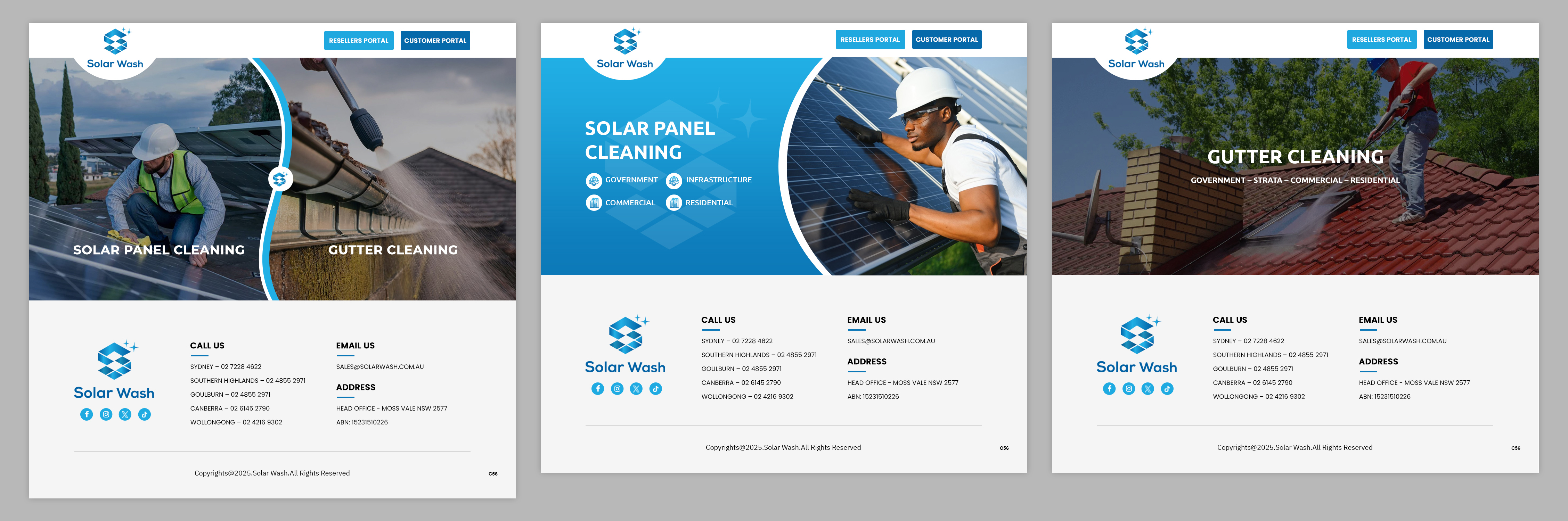 Web Design by pb for Solar Wash Holdings Pty Ltd | Design #34837367