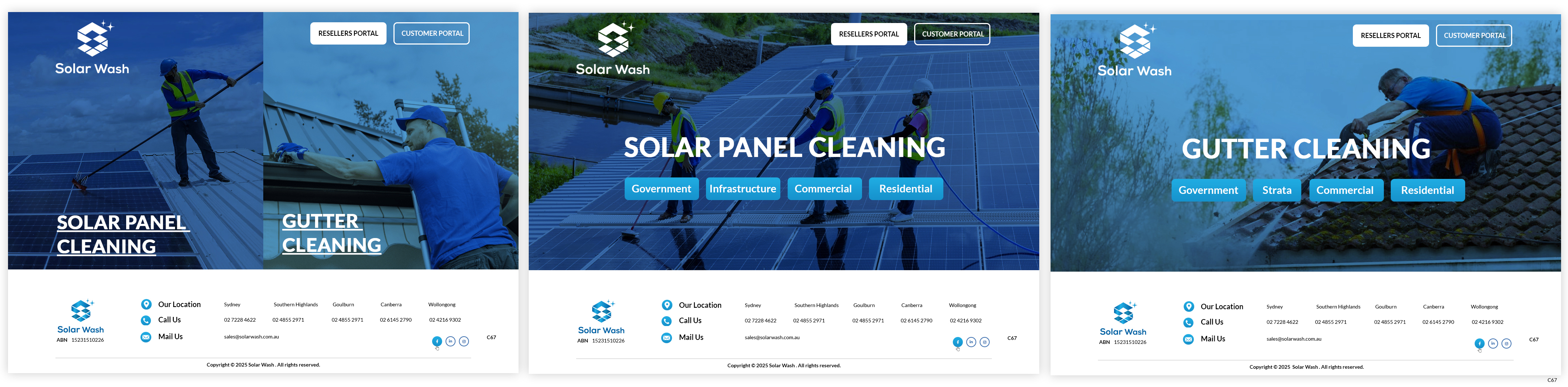 Web Design by pb for Solar Wash Holdings Pty Ltd | Design #34837368